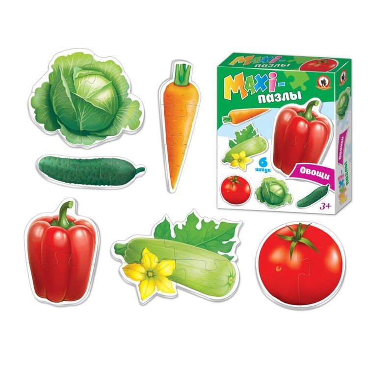 MAXI-пазлы «Овощи в корзине» — картинка 2
