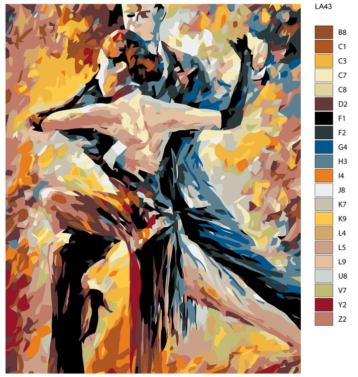 Картина по номерам «Кумпарсита» — картинка 2