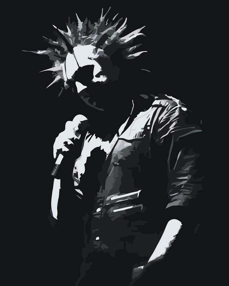 Картина по номерам «КиШ Король и Шут: Михаил Горшенев 7»