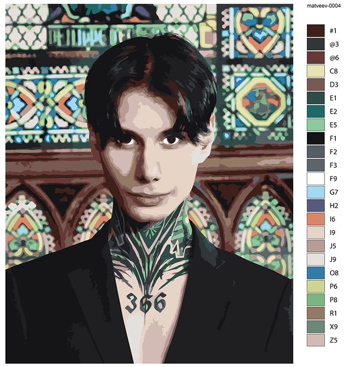 Картина по номерам «Битва экстрасенсов: Дима Матвеев 3» — картинка 2