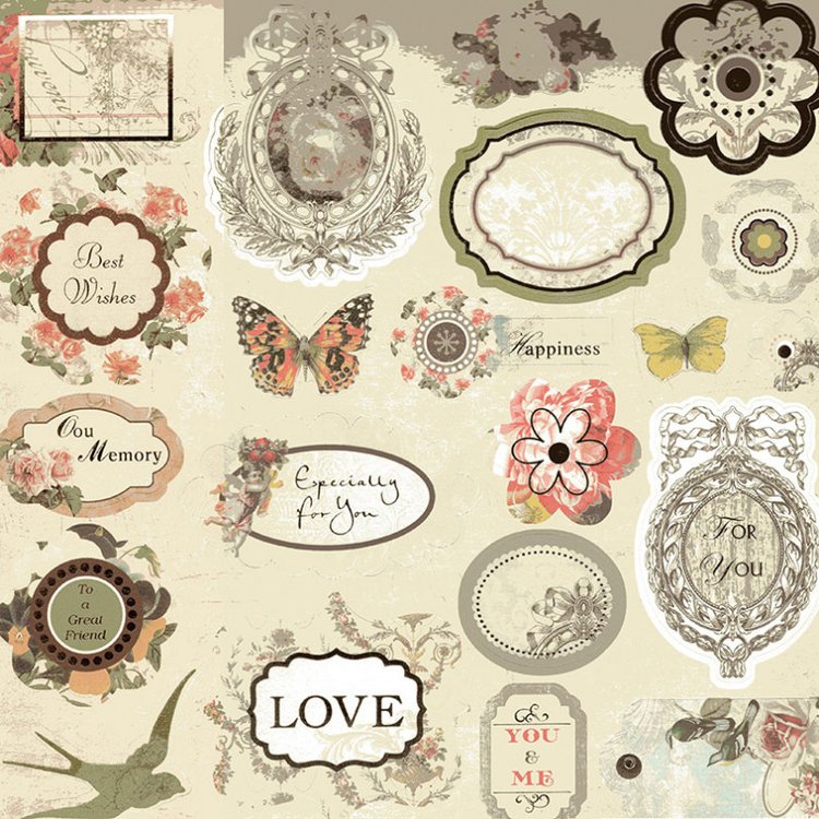 Набор бумаги «Вальс цветов» — картинка 24