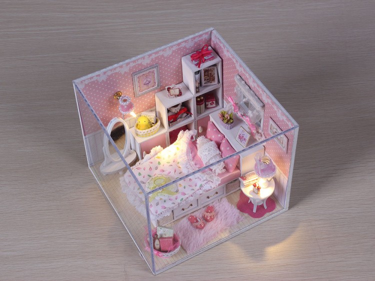 Набор для создания миниатюры (румбокс) «Комната маленькой принцессы» — картинка 3