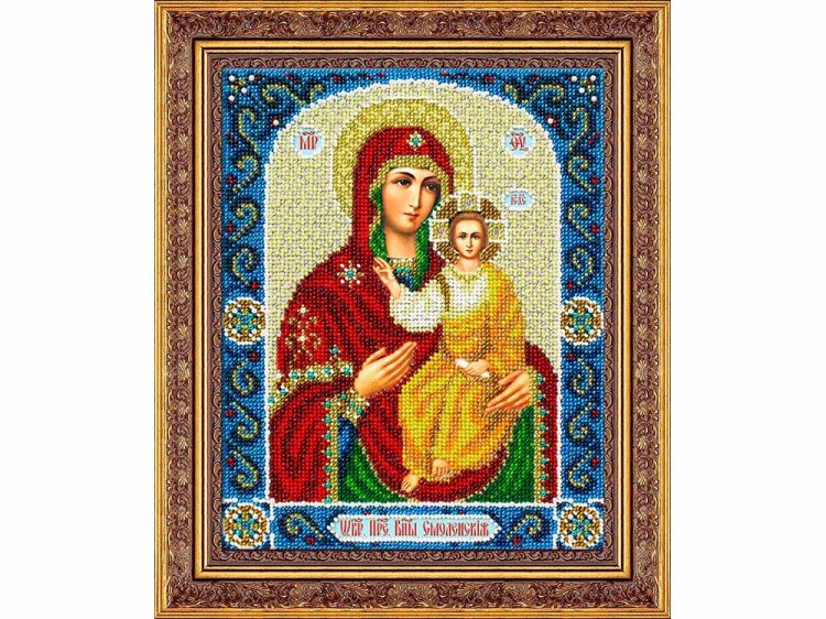 Набор вышивки бисером «Богородица Смоленская» — картинка 2