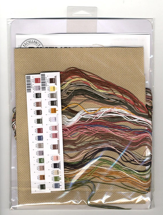 Набор для вышивания «Розы на белом стуле» — картинка 5