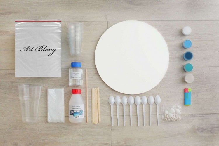 Набор для создания картины эпоксидной смолой Море, Art Blong — картинка 2