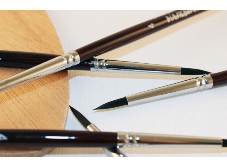 Кисть синтетическая «Осень» круглая №5 — картинка 3