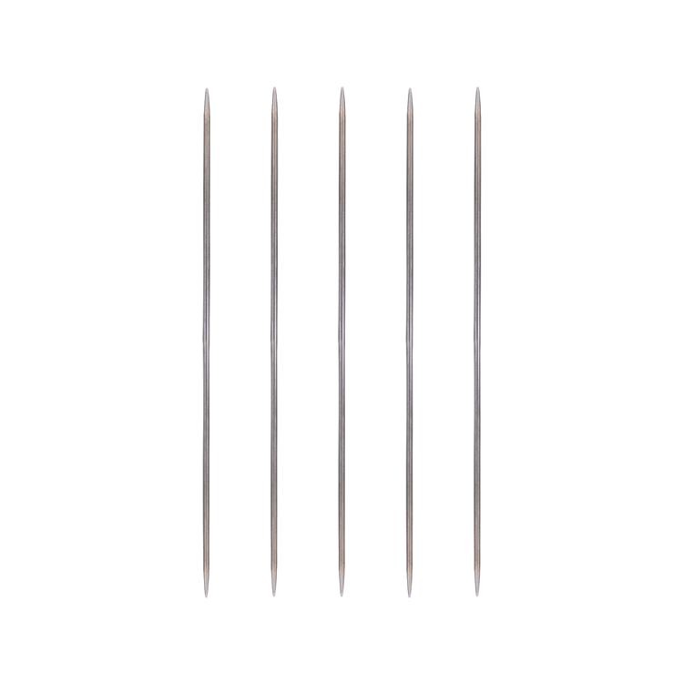 Спицы чулочные под никель, 5-ти компл., 15 см, сталь, 2 мм, Gamma — картинка 2