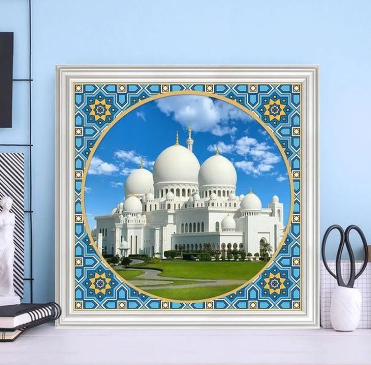 Алмазная вышивка «Мечеть Шейха Зайда» — картинка 4