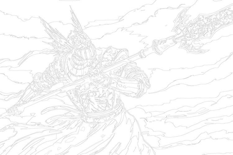 Картина по номерам «Elden Ring Элден Ринг: Арт 2» — картинка 3