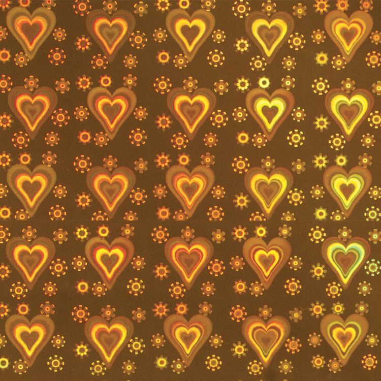 Цветной картон А4 голографический «Сердечки», 8 листов, 8 цветов, Остров сокровищ — картинка 3