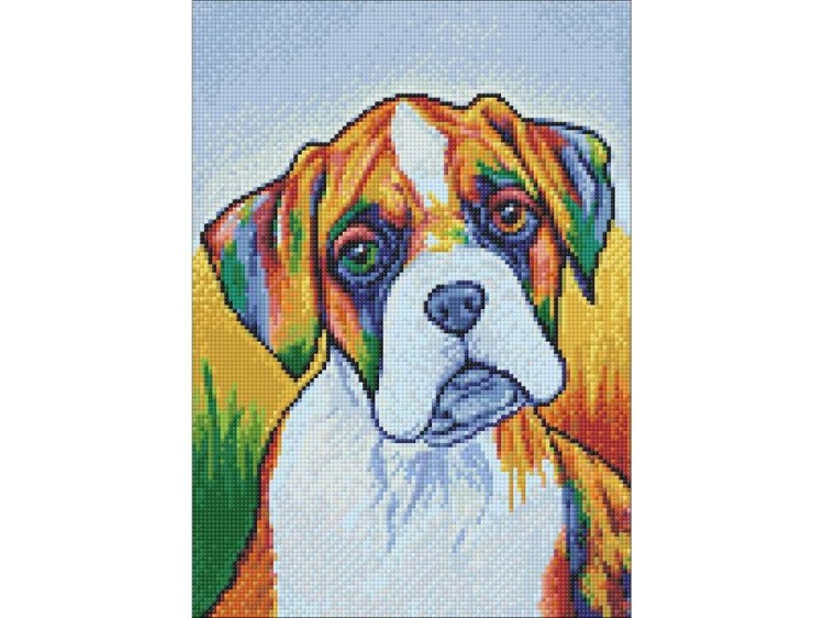 Алмазная вышивка «Боксер» — картинка 3