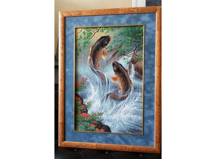 Набор для вышивания «Карпы-прыгуны» — картинка 2