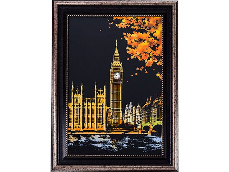 Скретч-картина «London» (цветная) — картинка 6