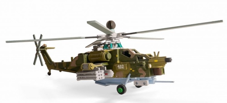 Конструктор из дерева «Ударный боевой вертолет», Армия России — картинка 5