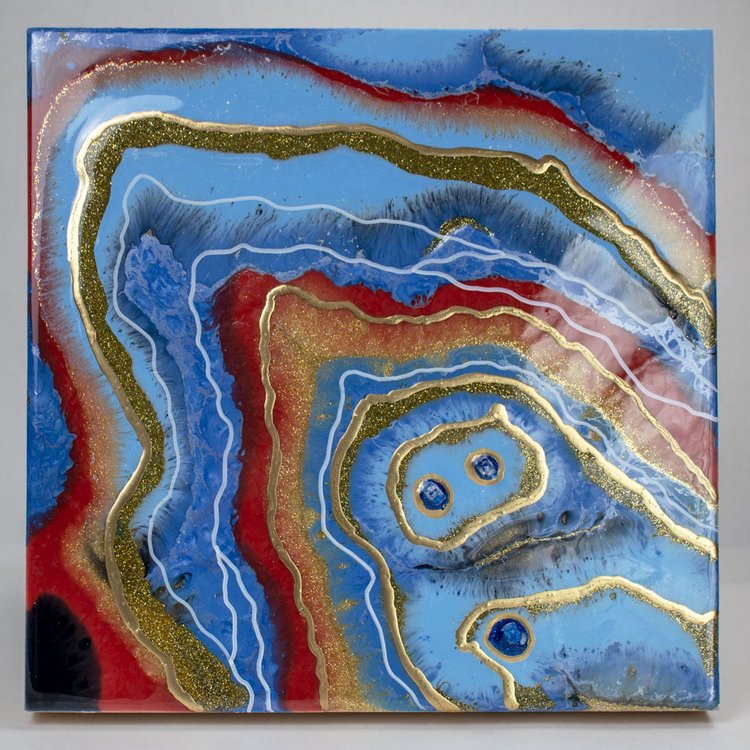 Краситель для эпоксидной смолы красный, 20 г, ALX Studio — картинка 4