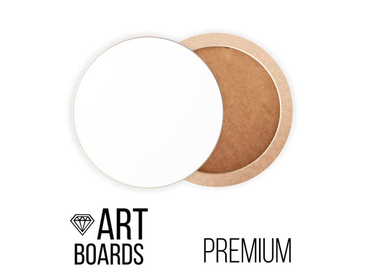 Заготовка ART Board Premium White круглый ⌀ 45 см, Craftsmen.store