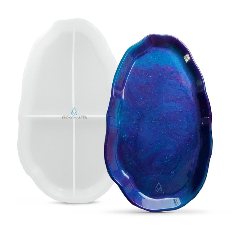 Силиконовый молд - Блюдо овал, 29х17 см — картинка 2