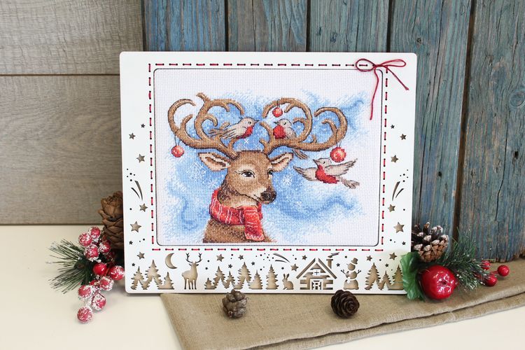 Рамка большая «Зимний пейзаж» — картинка 2