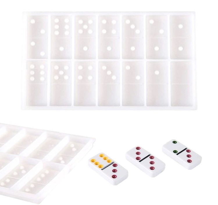 Силиконовый молд «Домино», 20х11 см — картинка 5