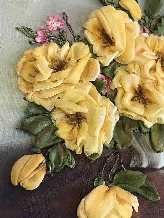 Вышивка лентами «Солнечное настроение» — картинка 2