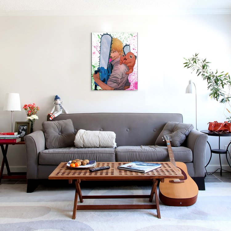 Картина по номерам «Человек-бензопила. Денджи» — картинка 4