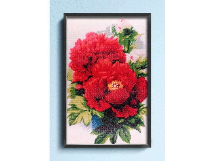 Алмазная вышивка «Два цветка» — картинка 2