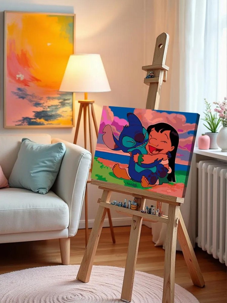 Картина по номерам «Лило и Стич» — картинка 9