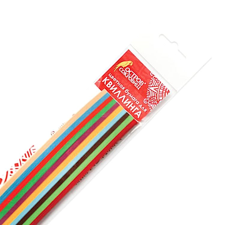 Бумага для квиллинга «Краски лета», 10 цв., 250 полос, 5х300 мм — картинка 3