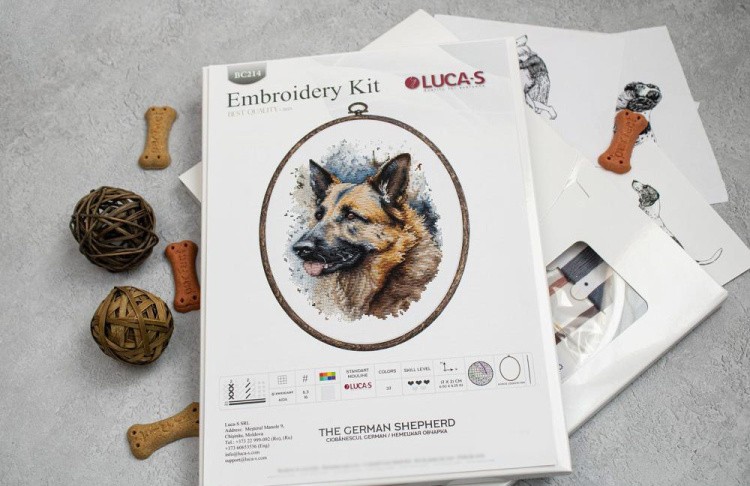 Набор для вышивания «Немецкая овчарка» — картинка 7