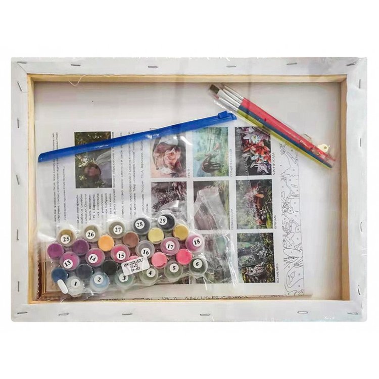 Картина по номерам «Синичка-сестричка» — картинка 3