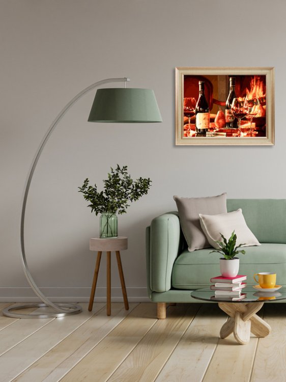 Картина по номерам «Вечер у камина» — картинка 8