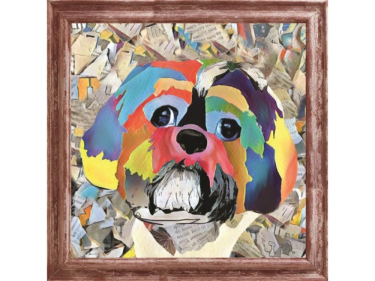 Мозаика из пайеток «Собака» — картинка 2