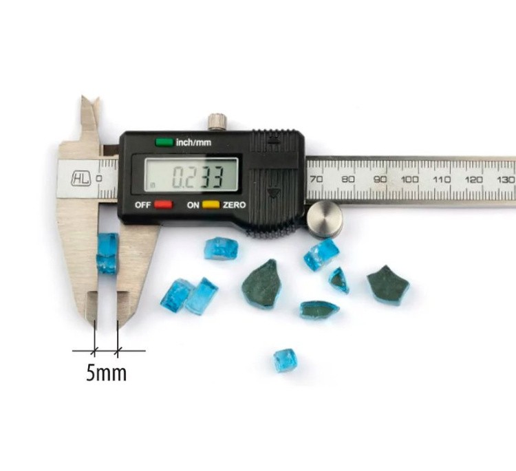 Стеклянная крошка Premium PacificBlue, 500г — картинка 3