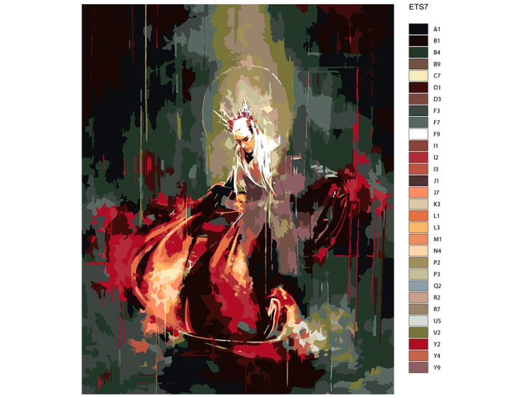 Картина по номерам «Трандуил» — картинка 2