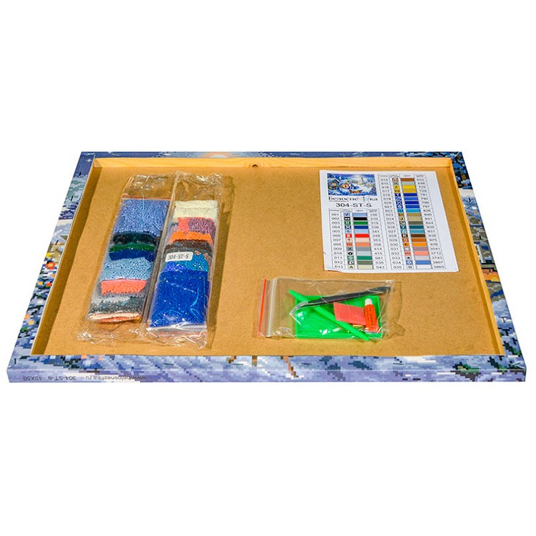 Алмазная вышивка «Зимнее раздолье» — картинка 3