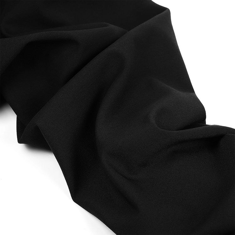 Ткань Костюмная Гальяно, 1 м х 150 см, 200 г/м², цвет: черный, TBY — картинка 5