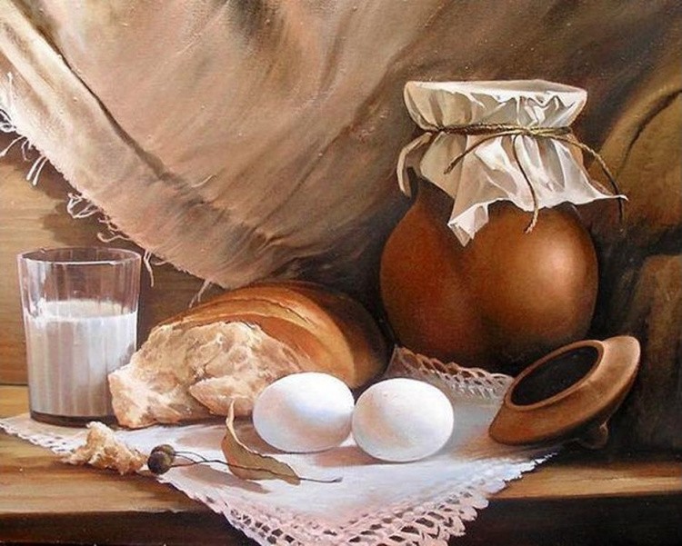 Картина по номерам «Деревенский натюрморт» — картинка 2