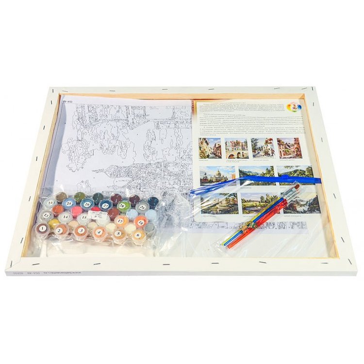 Картина по номерам «Вид со стороны Мойки на Спас-на-крови» — картинка 3