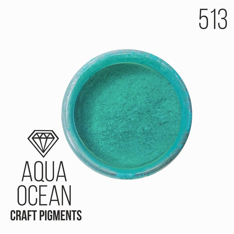Пигмент минеральный океанический (Aqua Ocean) 25 мл, CraftPigments