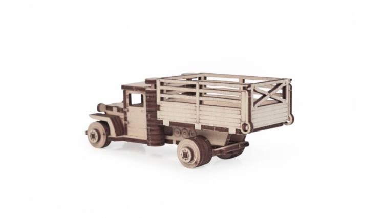 Конструктор из дерева «Грузовичок ВБ с кузовом», Lemmo — картинка 4