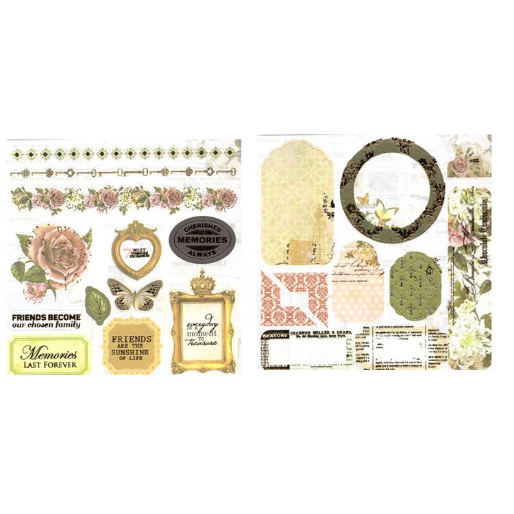 Набор бумаги «Силуэт бабочки» — картинка 6