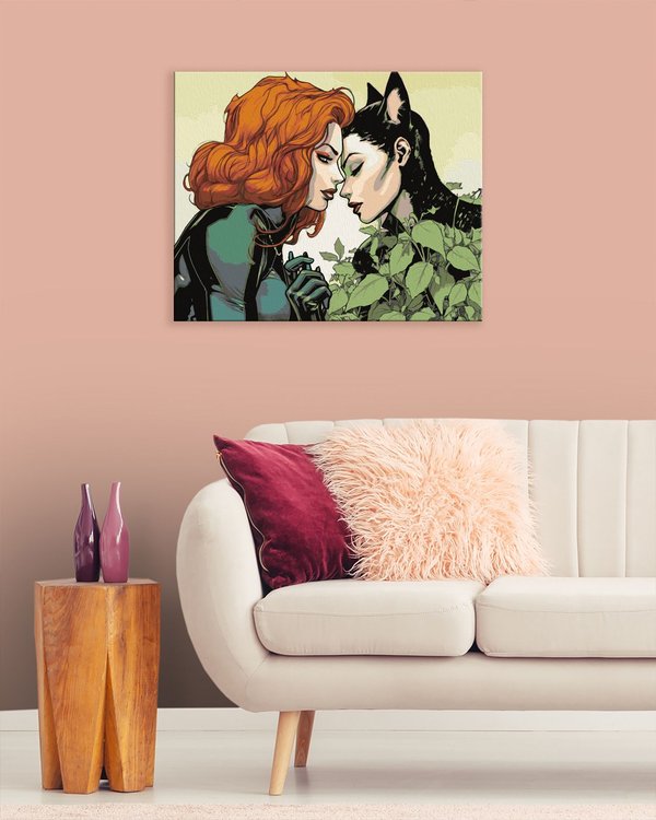 Картина по номерам «Женщина кошка и ядовитый плющ 2» — картинка 3
