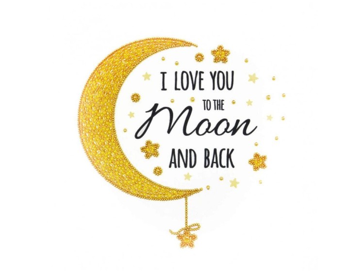 Набор вышивки бисером «Люблю Тебя до Луны»