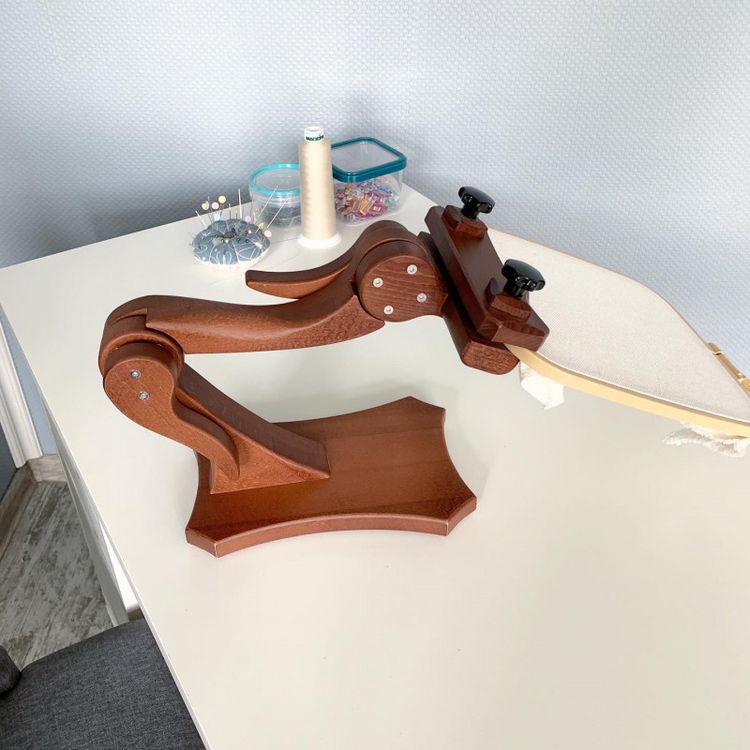 Настольный держатель для пялец «Змей Горыныч» с дополнительными лапками (тик), Дубко — картинка 8