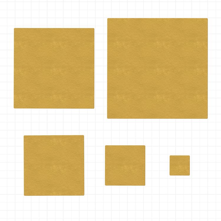 Набор ножей для вырубки «Квадрат», 6,3x6,3 см, 5 шт., Mr.Painter — картинка 2