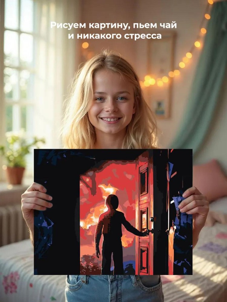 Картина по номерам «Очень странные дела: Постер 2» — картинка 7