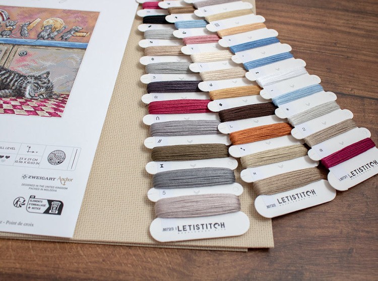 Набор для вышивания «When The Cat Sleeps (Когда кот спит)» — картинка 3