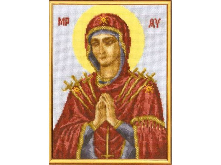 Набор для вышивания «Икона Божьей Матери Семистрельная» — картинка 2