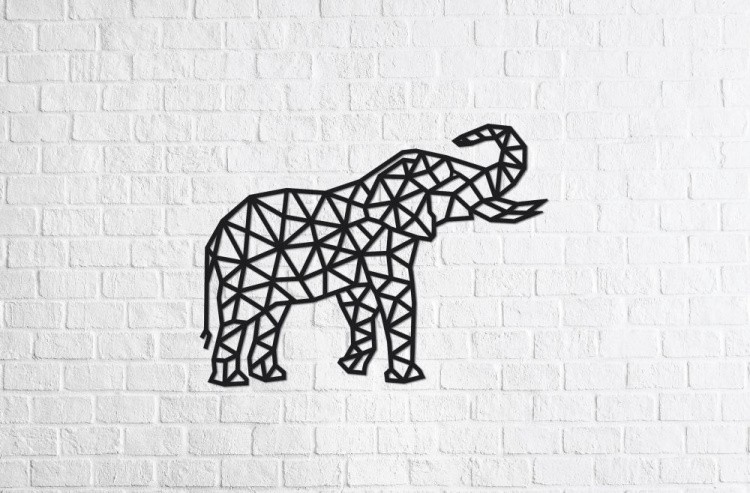 Деревянный интерьерный пазл «Слон», Eco Wood Art — картинка 3