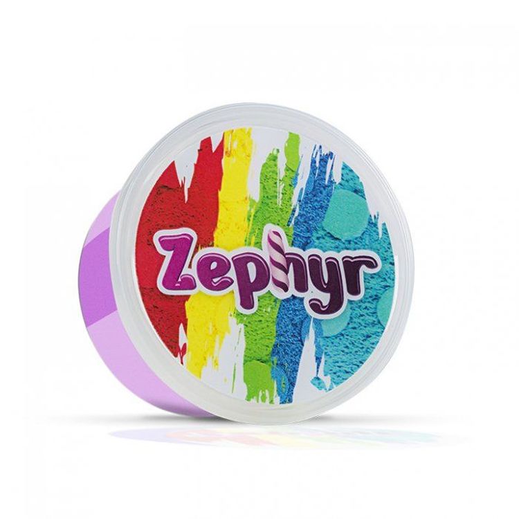 Кинетический пластилин Лепа «Zephyr» фиолетовый (0,150 кг в банке)